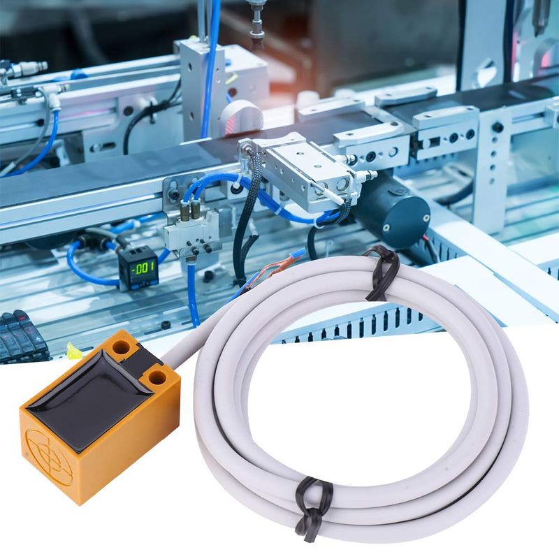 Shipenophy 10PCS Proximity Sensor, Inductive Proximity Switch for 5mm Detection Metal Sensor DC 6V to 36V, PNP Sensor with 1.05m/ 3.44ft Cable for MachineTool, Metallurgy