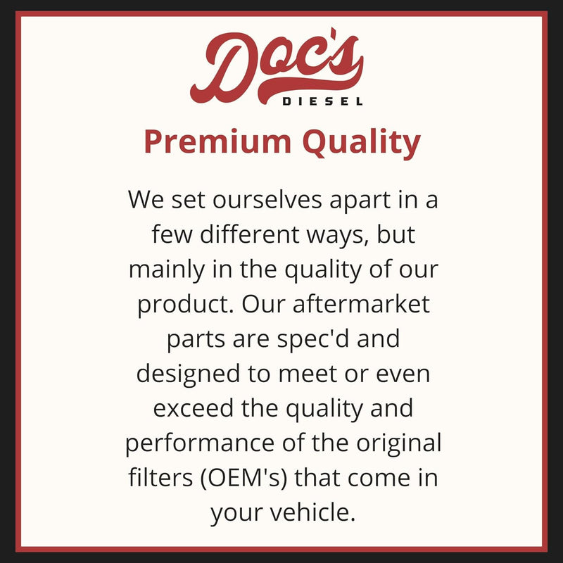 Doc's Diesel Fuel Filter DFD4615 | Compatible with Ford 6.7L Powerstroke F250, F350, F450, F550 2011-2016 | Replaces FD4615
