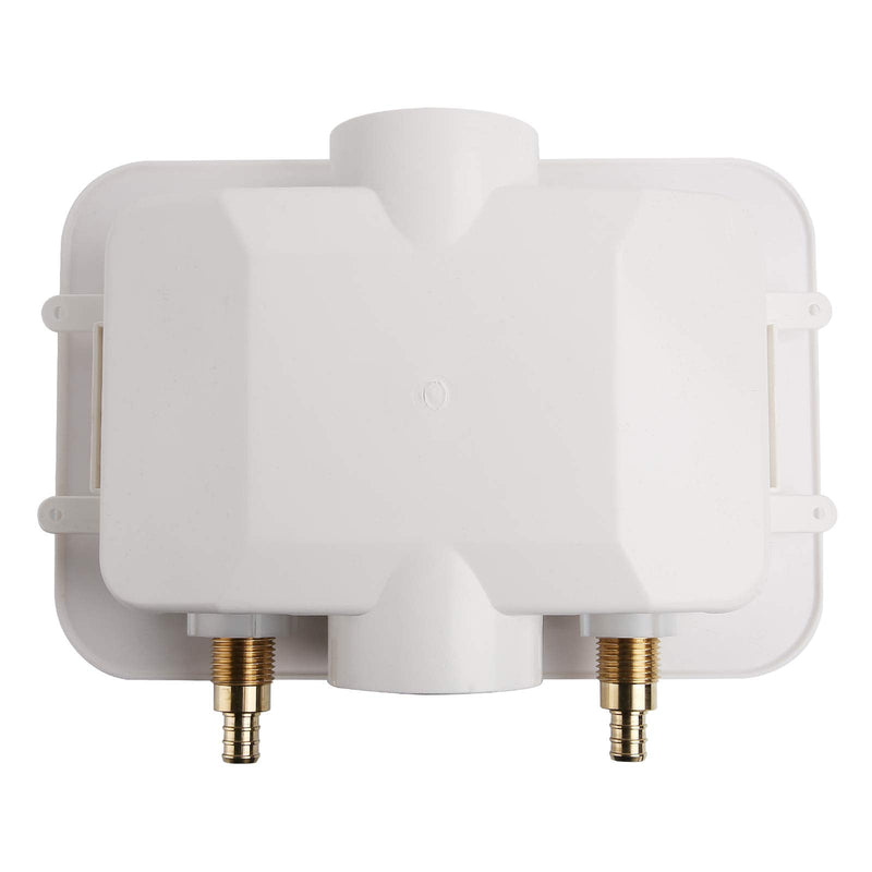 Washing Machine Outlet Box, 1/2-inch PEX,Plumbing Accessory, PEX Laundry Box… 1/4" turn hot and cold ball valve