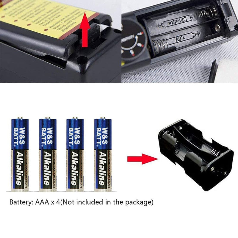 Wale&Morn Refrigerant Leak Detector kit for AC Leak Detection, Halogen Gas Detector, HAVC freon Leak Detector Tools with UV Flashlight and UV Glasses for detect R134a, R22, R12, R410a, etc WJL-6000+UV