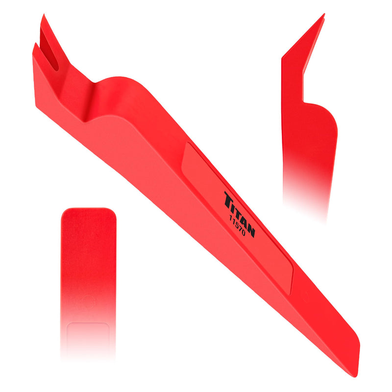 Titan 11568 2-Piece Combination Wedge and Pry Hook Set 2pc Non-marring Wedge and Pry Hook