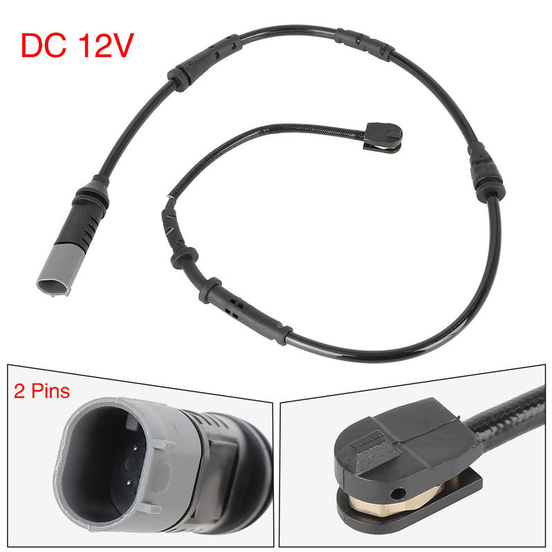 X AUTOHAUX Pair 34356887151 Front 34356799736 Rear Brake Pad Electronic Wear Sensor for BMW X1 X2 for Mini Cooper