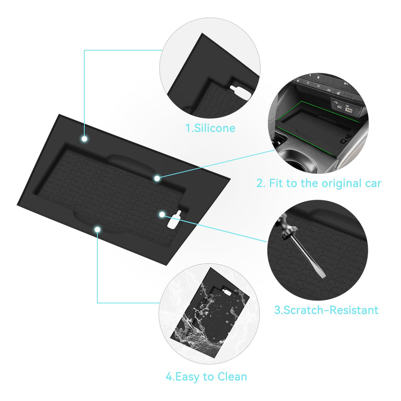 SMABEE Center Console Wireless Charging Pad for Subaru Outback 2026 | 2026 Outback Accessories,Wireless Phone Charging Pad,Center Console Liner,Non-Slip Pad Accessoriesm,Premium Only,Silicone