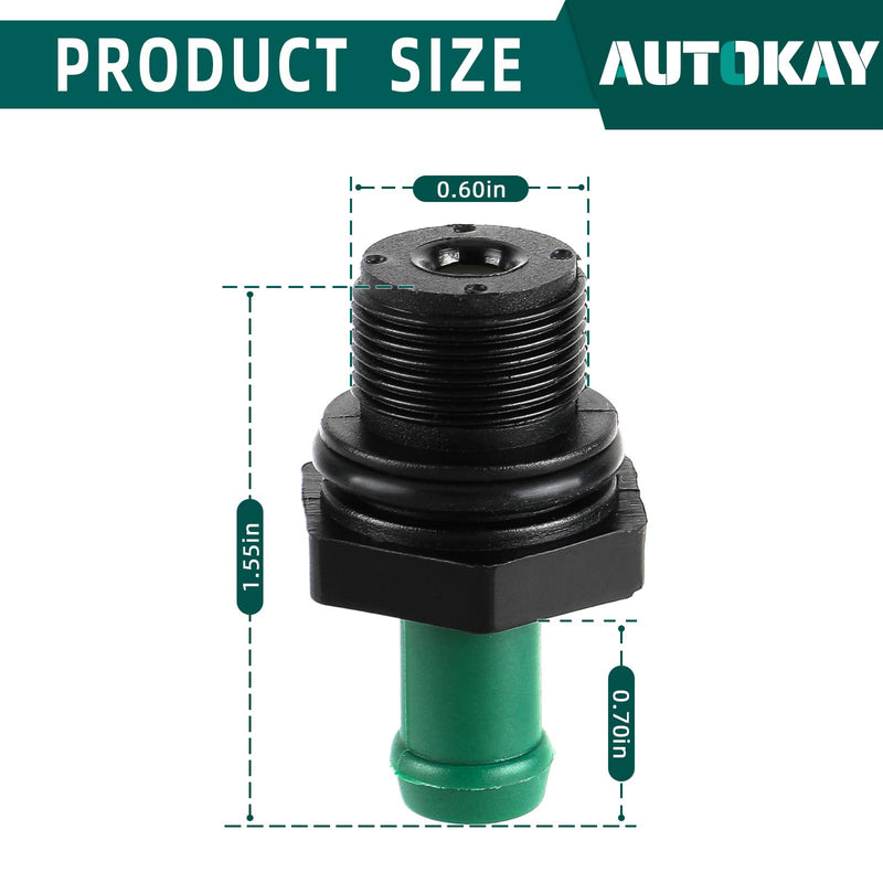 AUTOKAY New PCV Valve Fits for Nissan Frontier Pathfinder Altima NV Infiniti 11810-6N202