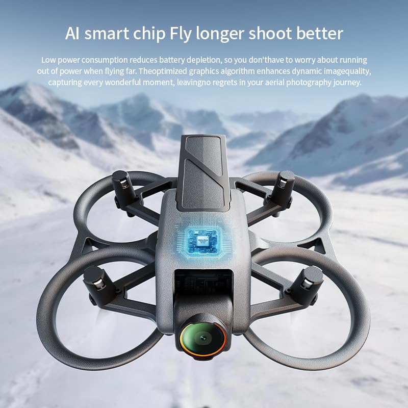 Drone with HD Camera for Beginners, One Key Takeoff/Landing, Altitude Hold, Headless Mode, 3D Flips, Trajectory Flight, 3 Speed Modes, Easy to Fly for Beginners Adults, Aerial Photography Mini Drone, Lightweight Portable Small Quadcopter for Outdoor Tr...