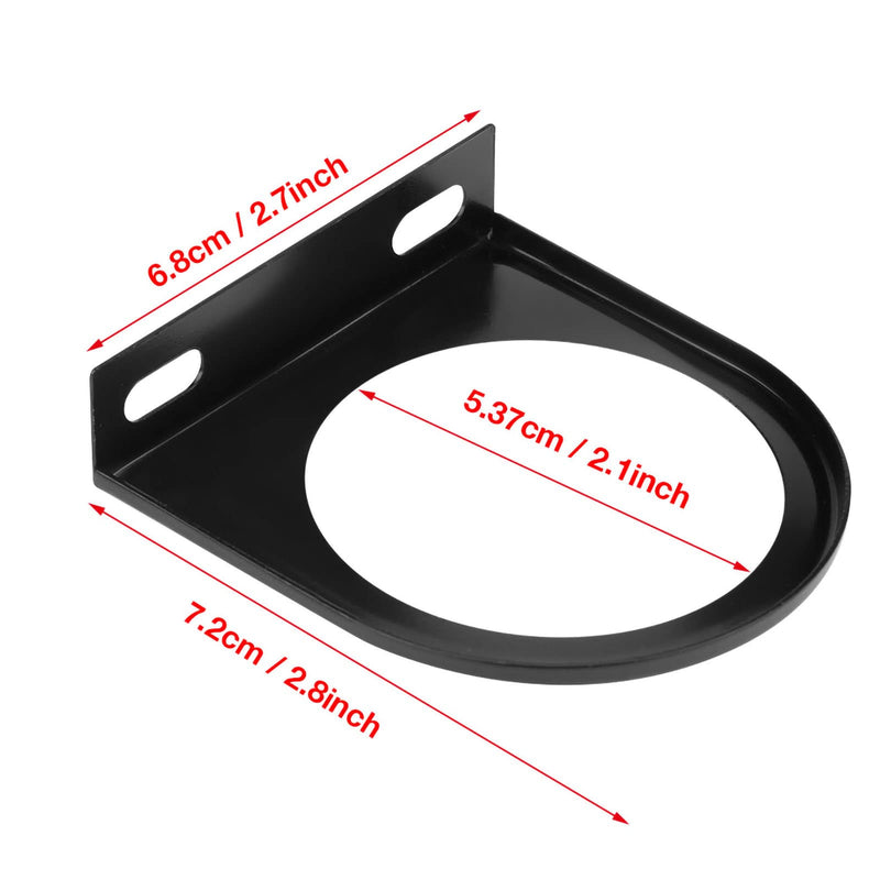 Acouto 52mm Gauge Pod 2 Inch Universal Single Hole Meter Gauge Pillar Mount Pod Holder Bracket Automotive Replacement Housing Pod Black