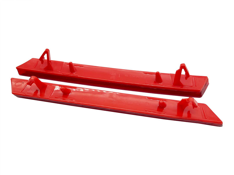  [AUSTRALIA] - Pair Rear Bumper Reflector For Cadillac XTS 2013-2017 Red Lens Bumper Lower Lights Trim 2014 2015 2016