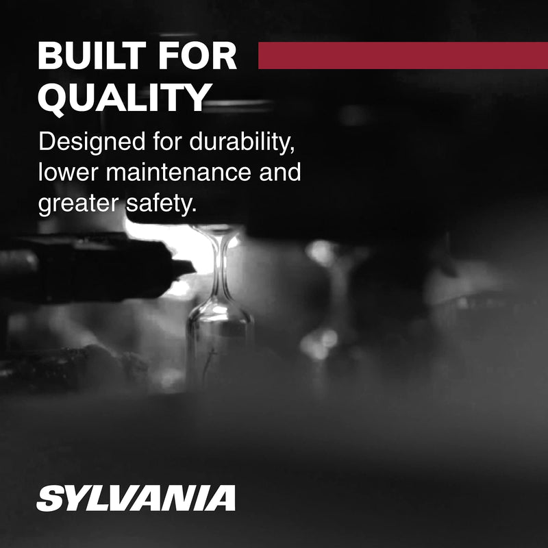 SYLVANIA - 3057 Long Life Miniature - Bulb, Ideal for Daytime Running Lights (DRL) and Back-Up/Reverse Lights (Contains 2 Bulbs)