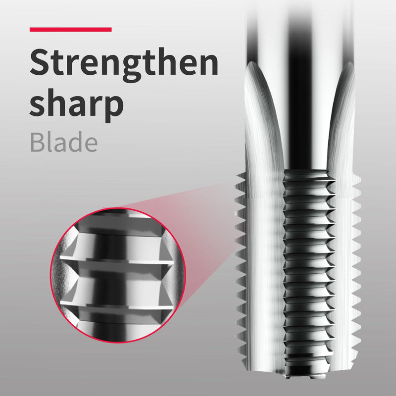 1-1/2"-11-1/2" NPT Pipe Thread Taps (1) - High Speed Steel - Straight Fluted - Extended Shank 1-1/2"-11-1/2 NPT