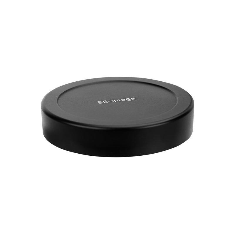 Metal Square Lens Hood Set Compatible with SG-image AF 35mm f/2.2 & AF 25mm f/1.8 Lenses, Premium Aluminum Camera Lens Shade with Cap (Black) Black