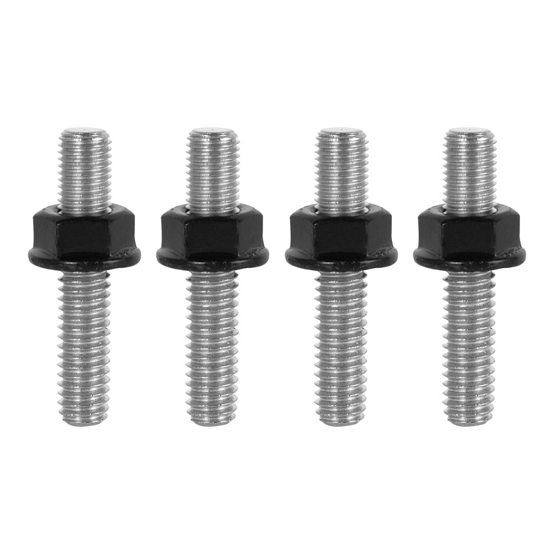Stainless Steel Exhaust Bolt Kit for 1984-2018 Harley Big Twin Sportster XL with Flange Nut, OEM Part Number 16715-83 1671583 (4) 4