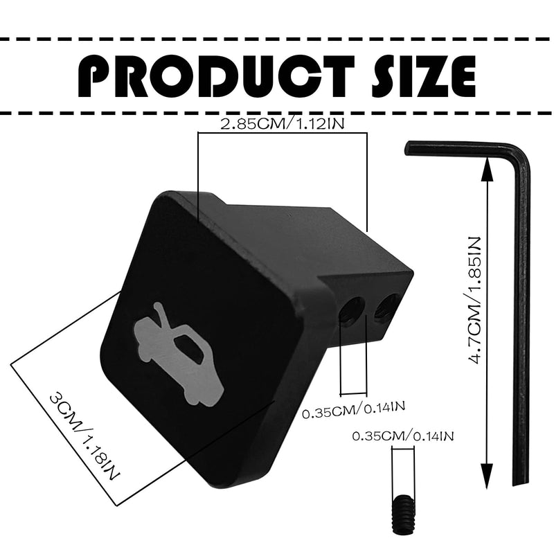 Hood Latch Release Implement, Hood Cover Lock Switch, Compatible with 1996-2011 Honda Civic, 2003-2011 Element, 2006-2014 Ridgeline, 1997-2006 CR-V (Black) Black