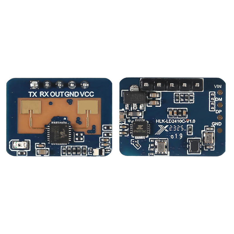 3pcs LD2410C Human Presence Radar Sensor Module HLK-LD2410 LD2410 Millimeter Wave Non-Contact 24GHz ISM Band Serial Port IO Level Output 3pcs LD2410C