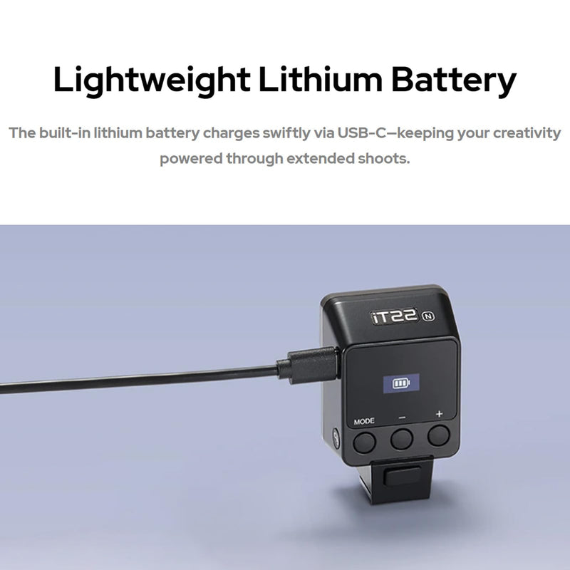 GODOX iT22N Mini Camera Flash with TTL Auto-Metering IT22N for Nikon TTL Camera Flash 1.5s Recycling 700 Flashes Built-in Lithium Battery with Magnetic Diffuser Filters Compatible for Nikon Camera