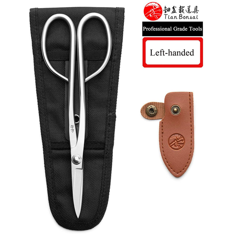 Left-handed Bonsai Scissors Professional Grade Bonsai Shears Alloy Steel Bonsai Tools Equip With Tool Bag (MT-LBS-210L) MT-LBS-210L