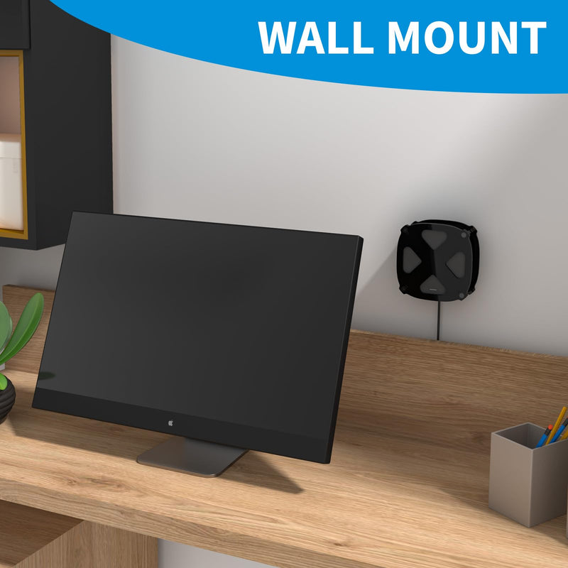 Wall and Under Desk Mount for HP USB-C Dock G5, Acrylic Docking Station Mounting Holder Compatible with HP USB-C Dock G5, for HP USB-C/A Universal Dock G2 (Black Holder Only)