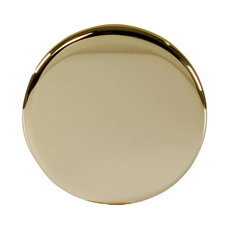 Westbrass Mushroom Tip-Toe Tub Trim Set with Floating Faceplate, Polished Brass, D398RK-01 1-Pack