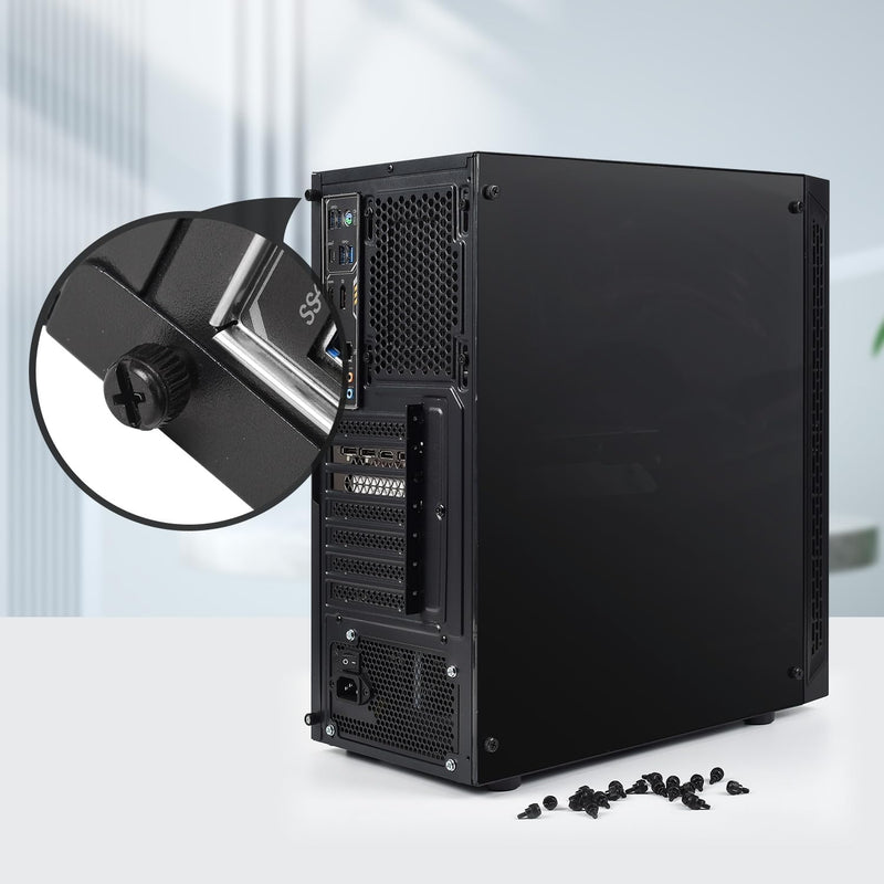 160 PCS Computer Screws Kit - PC Case Fan Mount Screws Assortment - Long Short Screws 30mm and 10mm SK100-2 160pcs