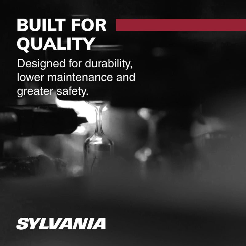 SYLVANIA - 4114 Long Life Miniature - Bulb, Ideal for Daytime Running Lights (DRL) and Back-Up/Reverse Lights (Contains 2 Bulbs)