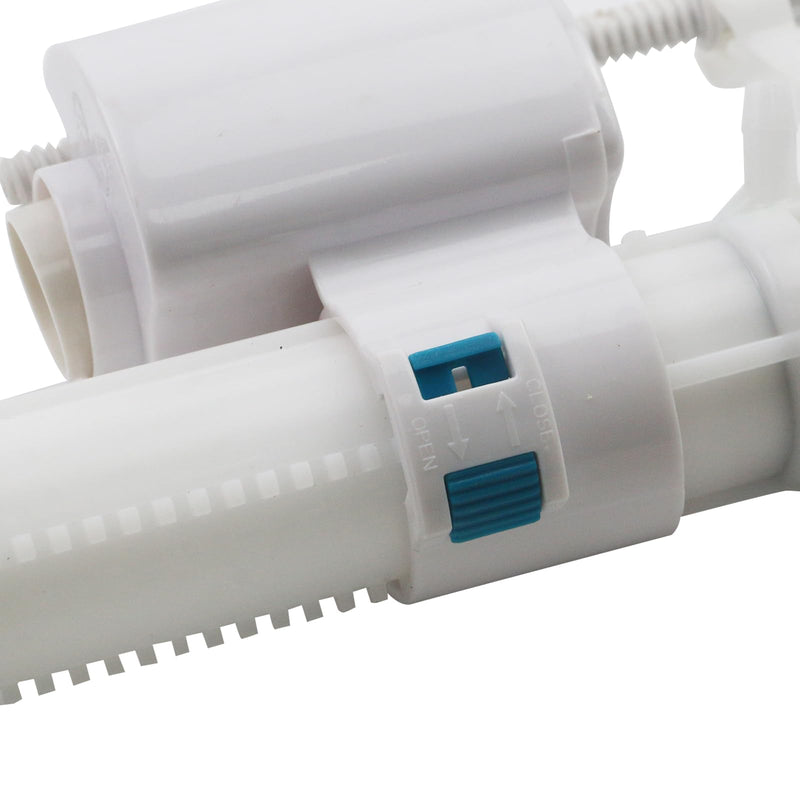T Tulead Toilet Fill Valve Adjustable Height 7.68"-12", Toilet Flush Valve Replacement Kit G15/16 Plastic Toilet Fill Valve