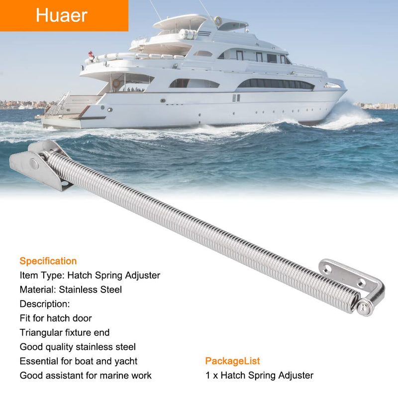 Hatch Spring Holder,10-1/4in Stainless Steel Hatch Spring Adjuster Cabin Door Support Hardware for Marine Boat Yacht Hatch Support Spring