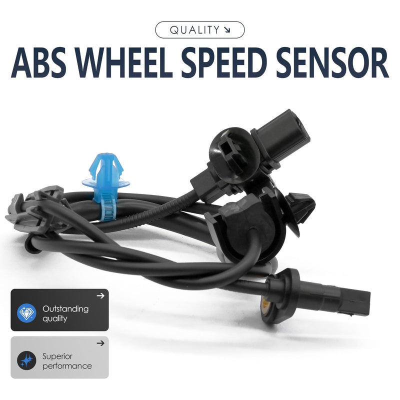 2PCS Front Left and Right Abs Wheel Speed Sensor Compatible with Acura RDX 57450STKA01 57455STKA01 ALS1555 ALS1568 07 08 09 10 11 12 2007 2008 2009 2010 2011 2012