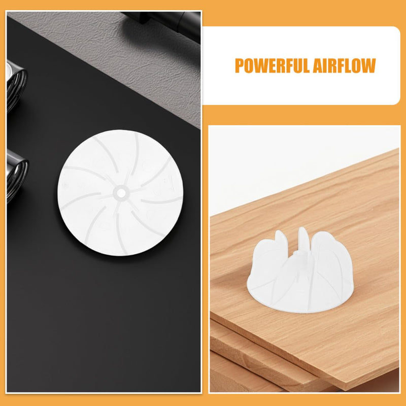 8Pcs Hair Dryer Fan Blades Replacement Fan Blades Replacement for Hair Dryer Repair Plastic Fittings Quiet Airflow Part for Home and Salon Use