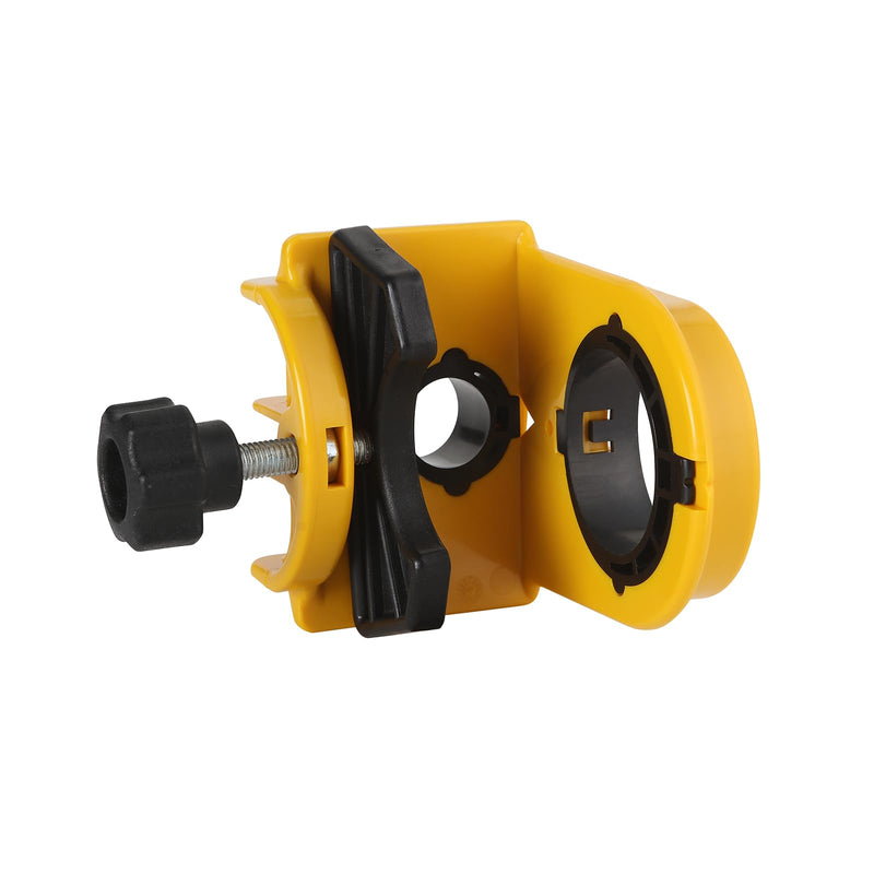 Door Lock Installation Kit - C-Clamp Design Tool-Free Clamping for Metal & Wood Doors, 2 Adjustable Bushings, with Bi-Metal Hole Saw & Anti-Warp Backing Plates (Yellow) Yellow