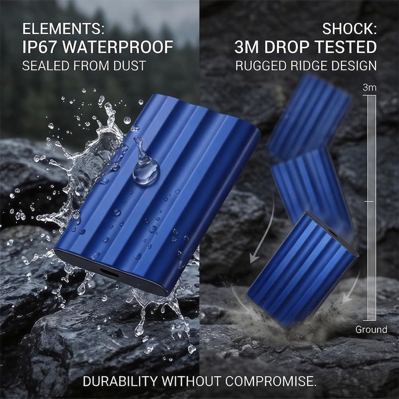 64GB Portable Memory Expander, Mobile Phone Intelligent Backup Disk, Universal Android Phone Computer Dual Use Mobile Extender, Fast Transmission Storage Upgrade for Phone & Computer,(Blue) Blue