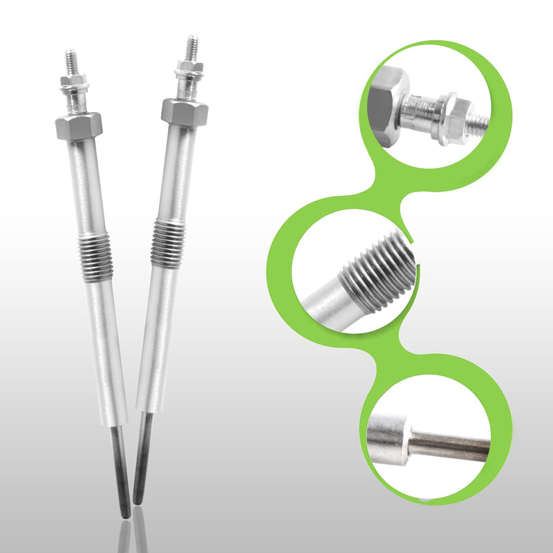 8PCS Glow Plugs 9G Replace 12639701 97364968 Compatible with Chevy GMC Duramax 6.6 Diesel for Silverado Sierra Savana Express 06-16 2006 2007 2008 2009 2010 2011 2012 2013 2014 2015 2016