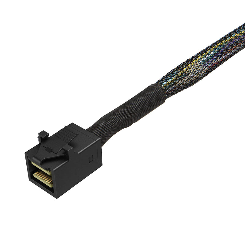 CableCreation Internal Mini SAS HD Cable, 1.6FT Mini SAS SFF-8643 to Mini SAS 36Pin SFF-8087 Cable, Mini SAS 36Pin to SFF-8643 Cable, 0.5M… Straight