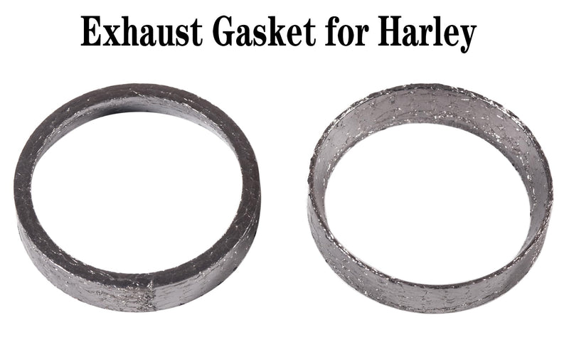 Harley Exhaust Gasket Sheets,dyn,sportster,softail,touring,evo,etc,are Made Of Graphite And Steel Mesh With an Inner Diameter Of 48mm (2pcs), It Fits Most Harley-davidson Bikes From 1984 Onwards. 2PCS