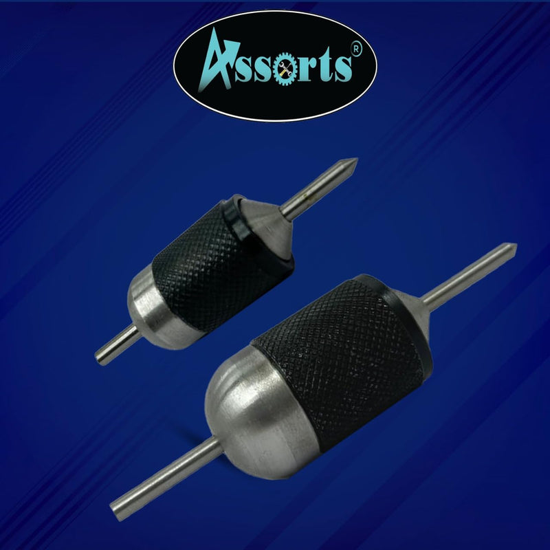 Universal Transfer Center Aligner- Punch-Hardened Pin (Set of 2 (Range 1/4" to 1")) Set of 2 (Range 1/4" to 1")