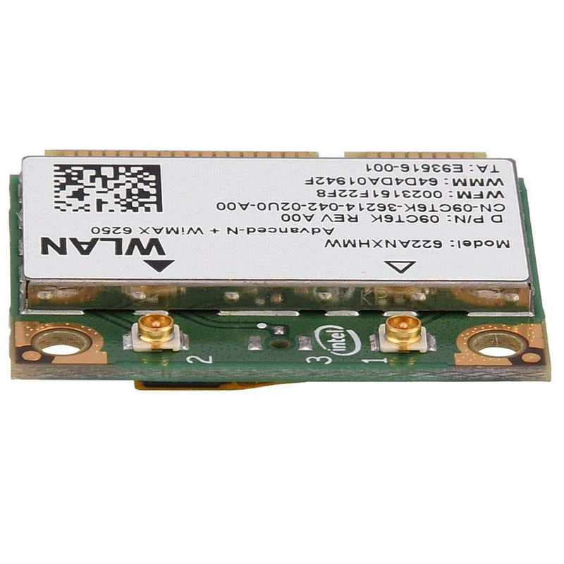 2.4G/ 5G Dual Band Wireless, 300Mbps AC 802.11 A/B/H/G/N Half Height Mini PCI-E WiFi Network Card for 6250 WiMax Compatible with DELL/Asus/Toshiba/Acer