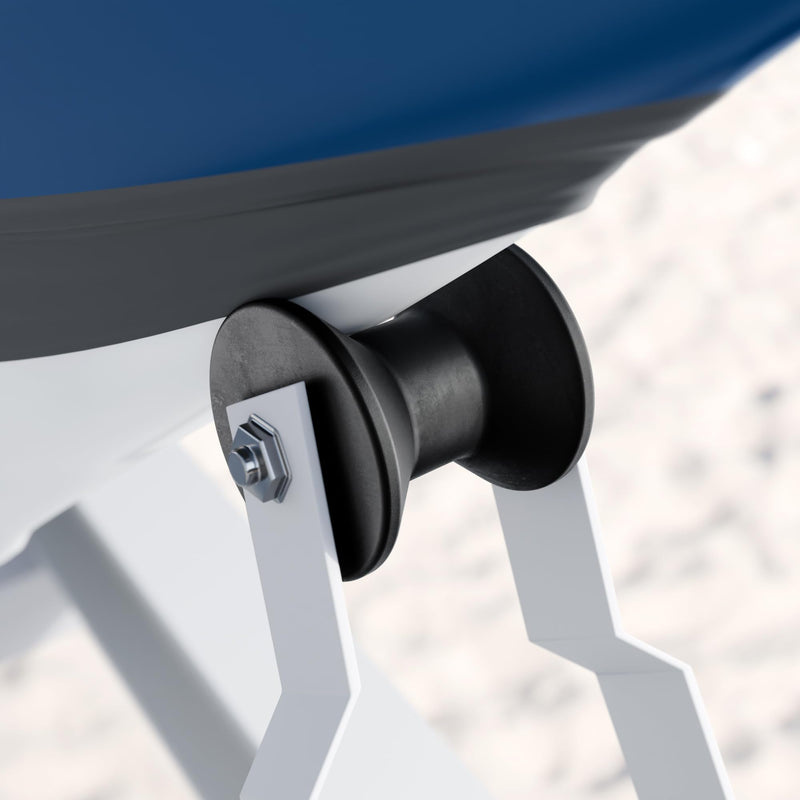 niffgaff Protective Boat Trailer Bow Stop Roller 3''×1/2'', Wear-Resistant and Easy to Install