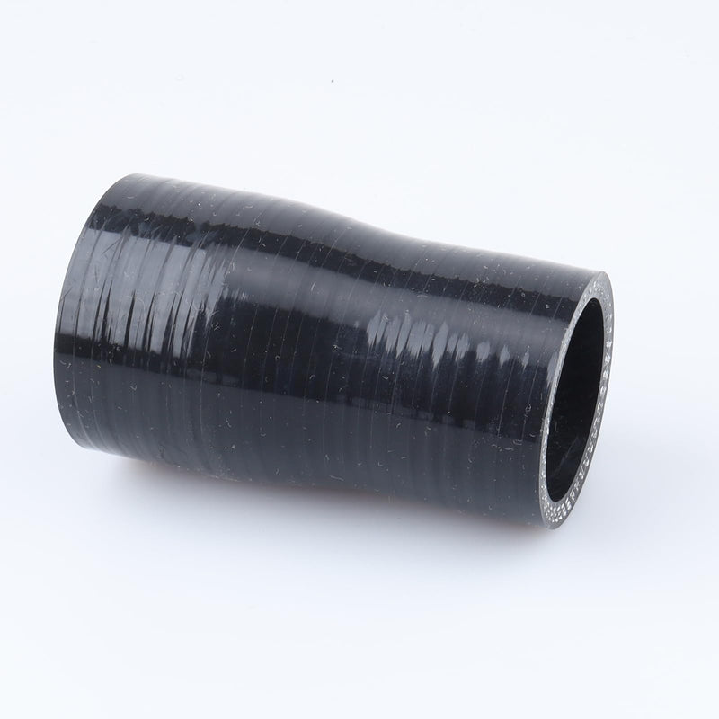 ID 1.5" to 1.25" (38mm to 32mm) Straight Reducer, Length 3" (76mm), 3-Ply Reinforced, Universal Automotive Pure Silicone Hose, Black ID 1.5" to 1.25" (38mm to 32mm)