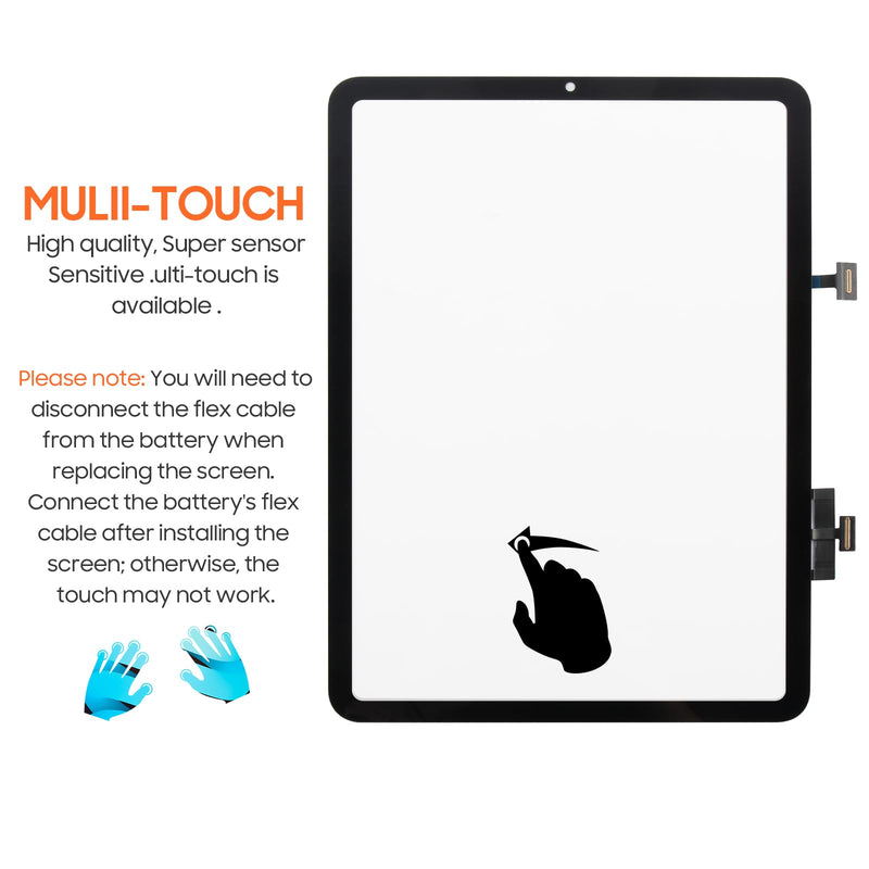 for iPad Air 5 Touch Screen Replacement 10.9" A2588, A2589, A2591,for iPad Air 2022 Touch Screen Panel Digitizer Screen Replacement Repair Kits