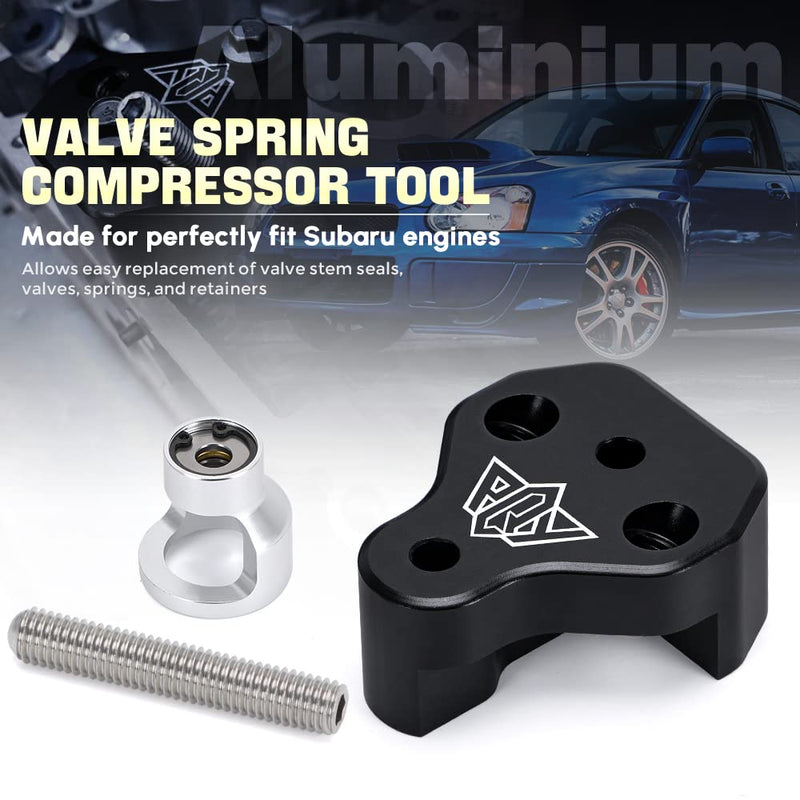 Aluminum Valve Spring Compressor Tool DOHC Compatible with Subaru WRX STi Forester Legacy Outback Baja Black