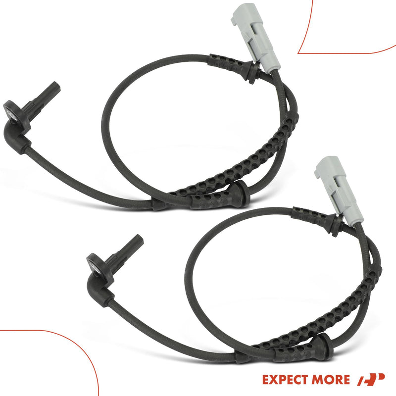 A-Premium ABS Wheel Speed Sensor Compatible with Buick, Chevrolet Models - Encore, Trax, 2013-2022 - Front Driver and Passenger Side, 2-PC Set, Replace# 5490814, 1249066 Pack of 2