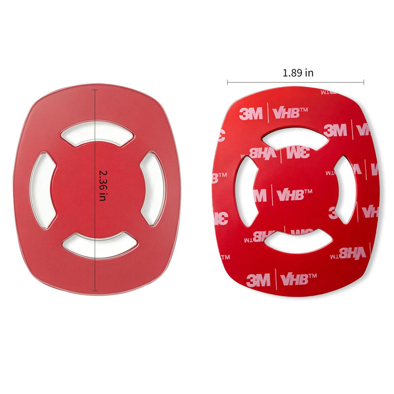 Replacement Adhesive Compatible with Quad Lock, Double-Sided Stickers (v3(2pack)) v3(2pack)