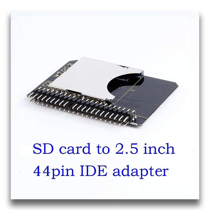 1 Pcs SD Card to IDE Adapter 2.5 Inch 44Pin Male Adapter SD SDHC SDXC MMC Memory Card Converter to Laptop HDD