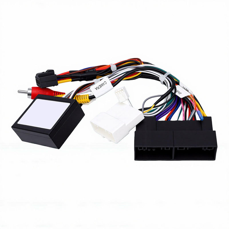 16pin Car Stereo Power Wiring Harness and CANBUS Box Replacement for Elantra 2016-2018 Santa Fe 2013-2017 2010-2015