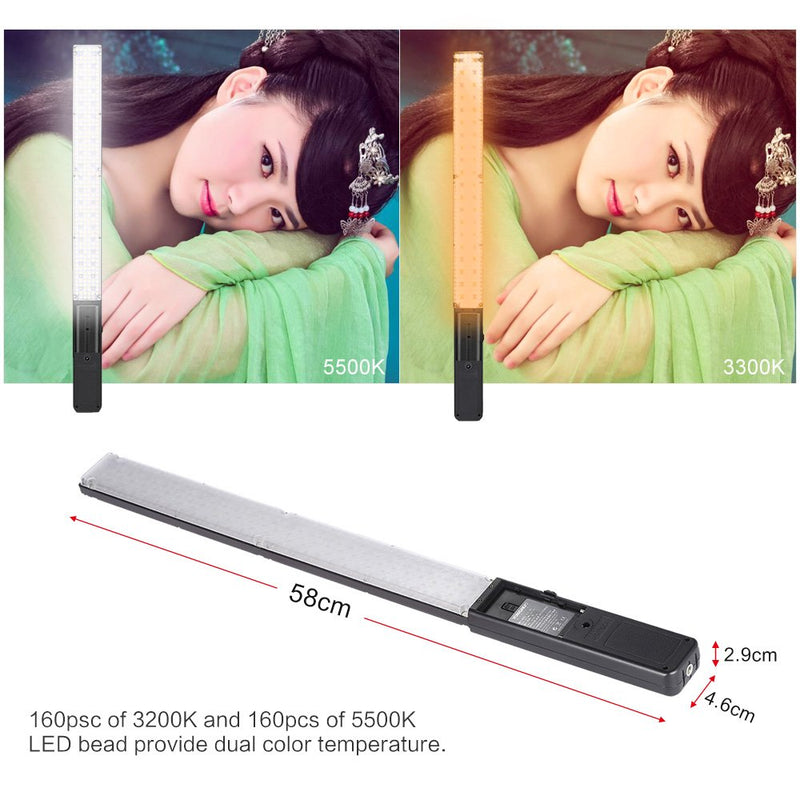 YONGNUO YN360 LED Video Light, RGB Colorful Professional Photo Ice Light, with Adjustable Color Temperature 3200K-5600K