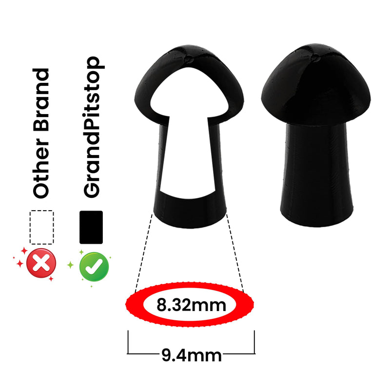 GRAND PITSTOP 21 Pcs Tubeless Tire Plugger Repair Kit with Multi-funcional Plier for Punctures and Flats on Cars, Motorcycles, ATV, RV, SUV, Trailer, Trucks & Tractors (15 Mushroom Plugs) Mini Plug With Hole+15 Plugs