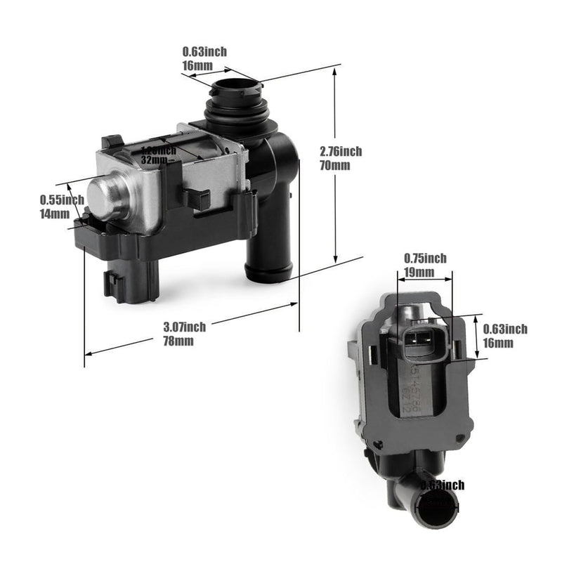 14935-JF00A 911-504 EVAP Vapor Canister Purge Valve Solenoid for Infiniti 2014-2024 Q50 QX50 QX60 QX80, for Nissan Altima Rogue Sentra Frontier, for Pathfinder Versa Murano Armada Maxima # 14935AM60B 14935-JF00A