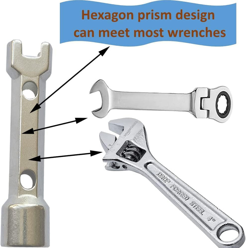 3/4" (19 mm) Strut Channel Impact Socket – 1/2" Drive Hexagonal Prism Design for Deep Channel (2-7/16" & 3-1/4") – Marine-Grade Stainless Steel, Cold-Forged, Corrosion-Resistant