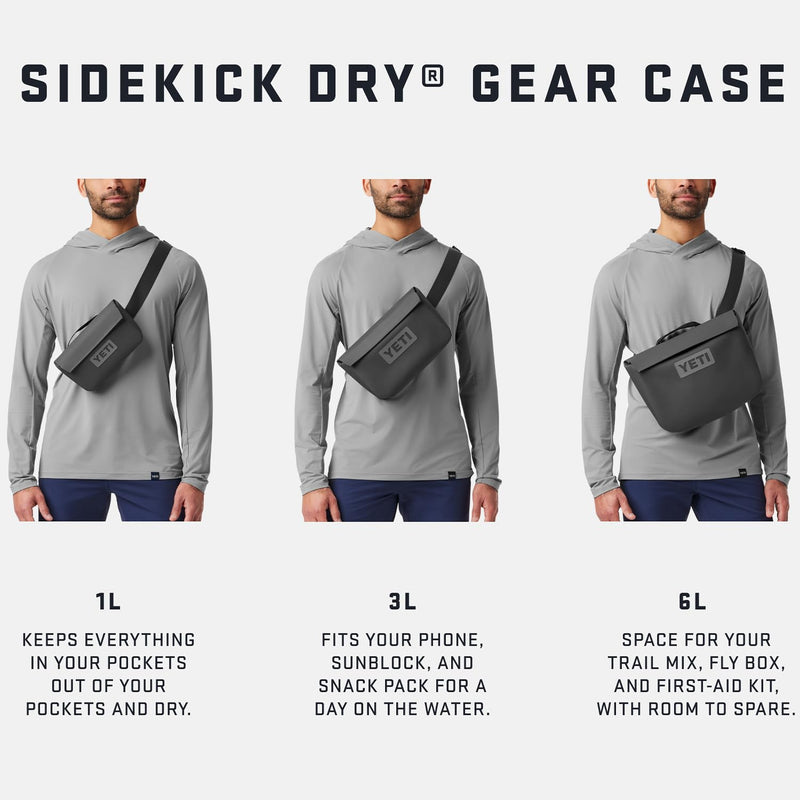 YETI Sidekick Dry 3L Gear Case, Olive Sidekick 3L