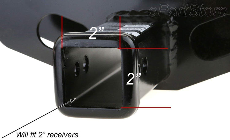 eVerHITCH USA Stainless Steel Flag Emblem Metal Hitch Cover with Pin Bolt (Fits 2" Receivers, Black) Fits 2" Receivers