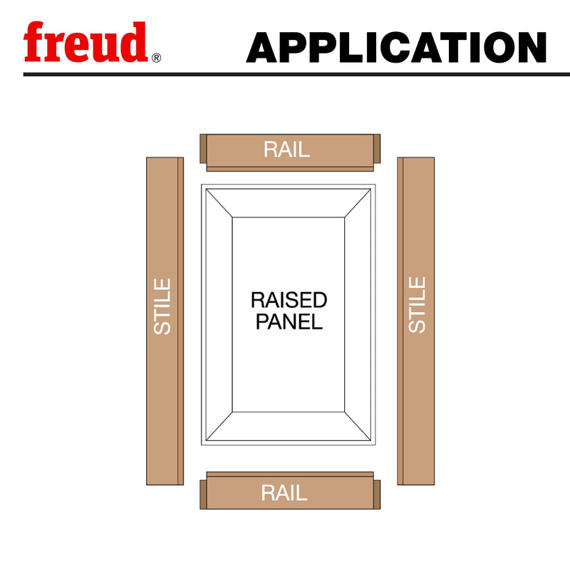 Freud 54-760: Glass/Screen Door Add-on Cutter for Premier Adjustable Rail & Stile Bit