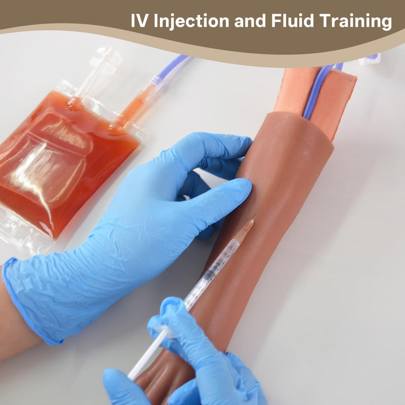 Canine IV Blood Draw & Catheterization Leg – Veterinary Dog IV Practice Kit for Students, Veterinarians, and Training